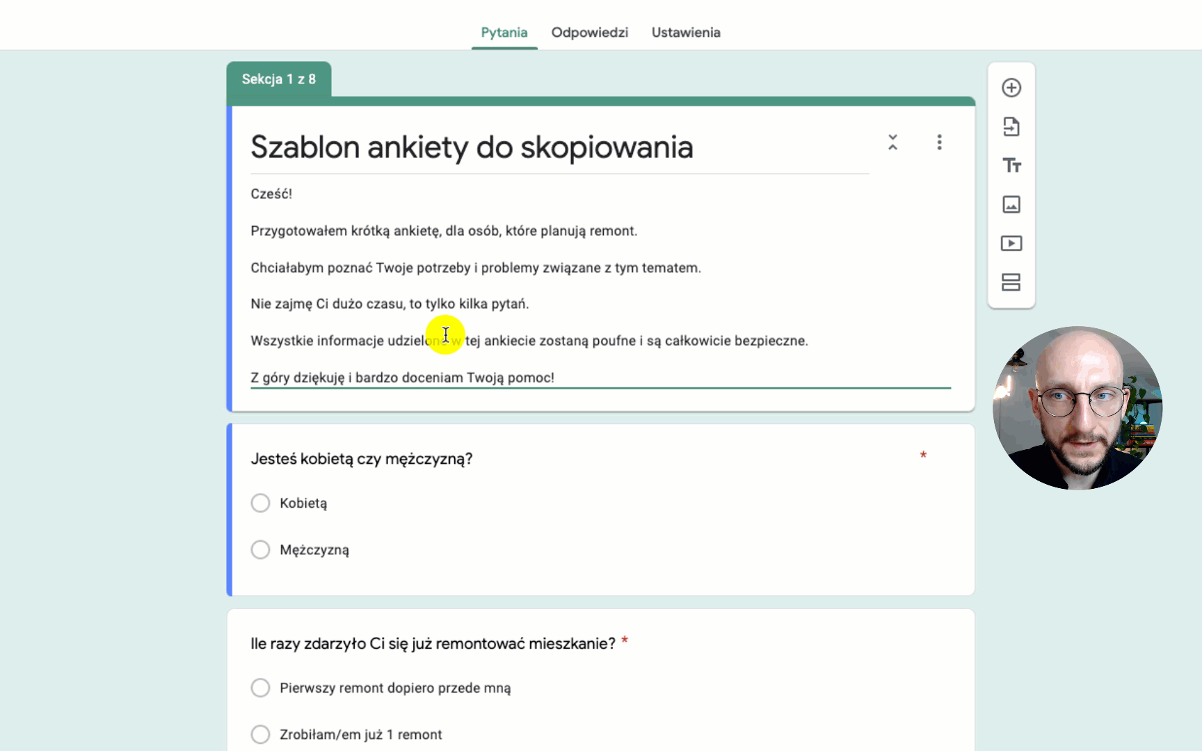 omówienie ankiety